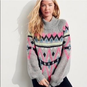 Hollister chunky turtleneck sweater